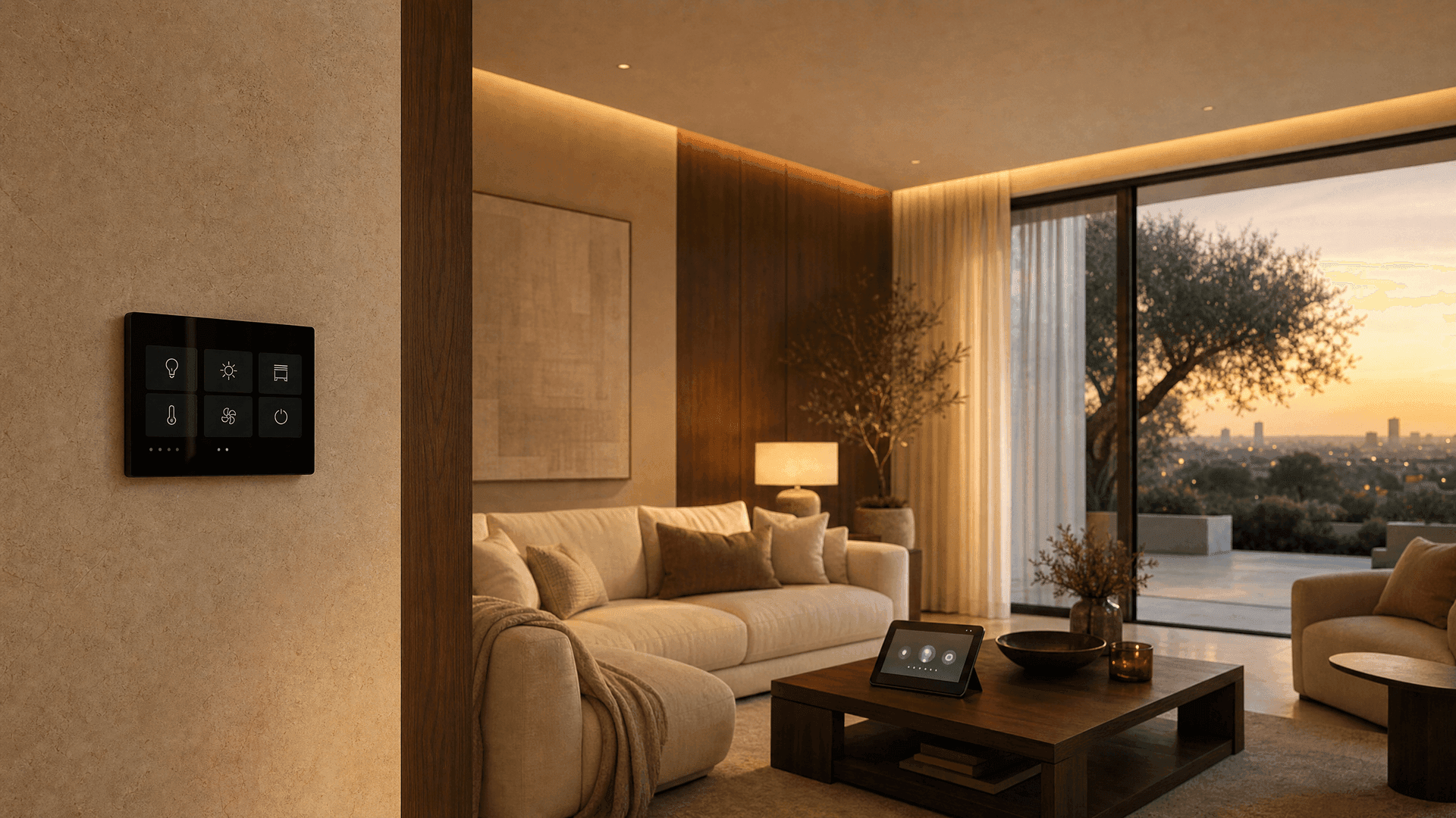 Warm, intelligent living space by ELVORA